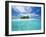 Tropical Island Surrounded By Lagoon, Maldives, Indian Ocean, Asia-Sakis Papadopoulos-Framed Photographic Print