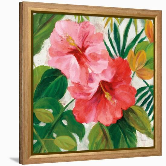 Tropical Jewels I v2 Pink Crop-Silvia Vassileva-Framed Stretched Canvas