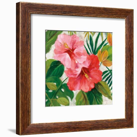 Tropical Jewels I v2 Pink Crop-Silvia Vassileva-Framed Art Print