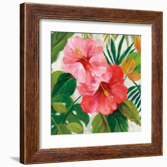 Tropical Jewels I v2 Pink Crop-Silvia Vassileva-Framed Art Print