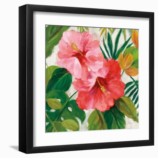 Tropical Jewels I v2 Pink Crop-Silvia Vassileva-Framed Art Print