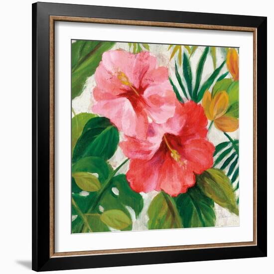 Tropical Jewels I v2 Pink Crop-Silvia Vassileva-Framed Art Print