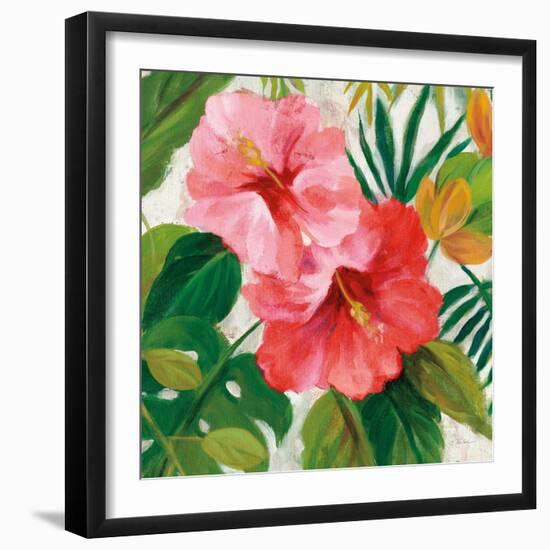 Tropical Jewels I v2 Pink Crop-Silvia Vassileva-Framed Art Print