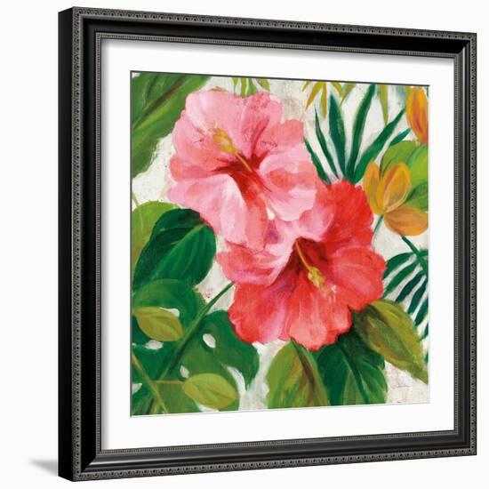 Tropical Jewels I v2 Pink Crop-Silvia Vassileva-Framed Art Print