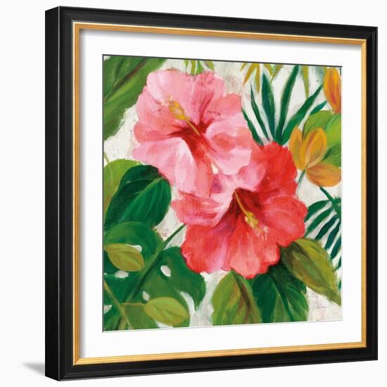 Tropical Jewels I v2 Pink Crop-Silvia Vassileva-Framed Art Print