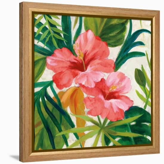 Tropical Jewels II v2 Pink Crop-Silvia Vassileva-Framed Stretched Canvas