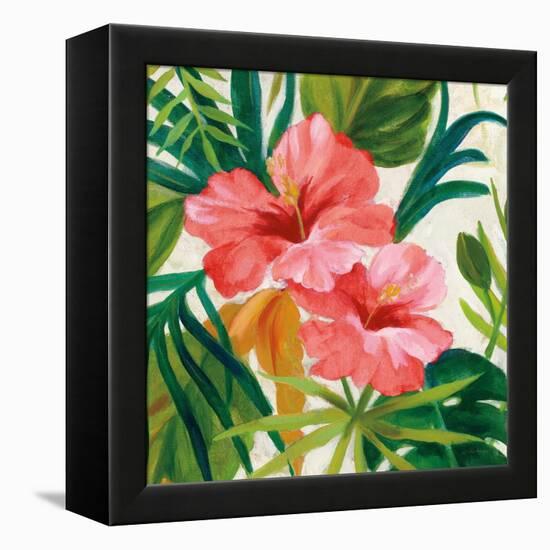 Tropical Jewels II v2 Pink Crop-Silvia Vassileva-Framed Stretched Canvas