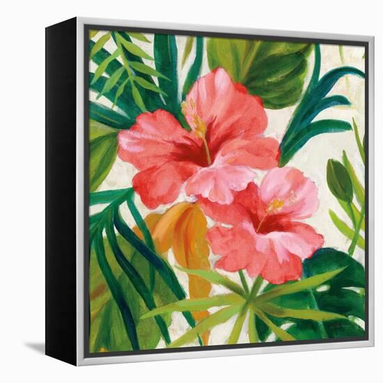 Tropical Jewels II v2 Pink Crop-Silvia Vassileva-Framed Stretched Canvas