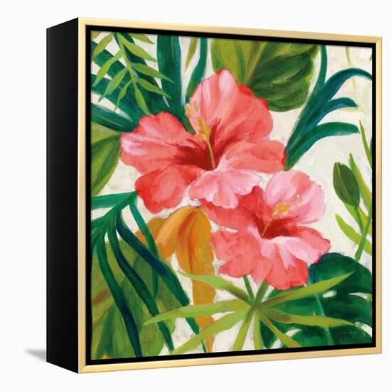 Tropical Jewels II v2 Pink Crop-Silvia Vassileva-Framed Stretched Canvas