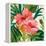 Tropical Jewels II v2 Pink Crop-Silvia Vassileva-Framed Stretched Canvas