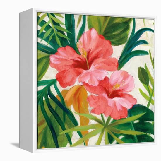 Tropical Jewels II v2 Pink Crop-Silvia Vassileva-Framed Stretched Canvas