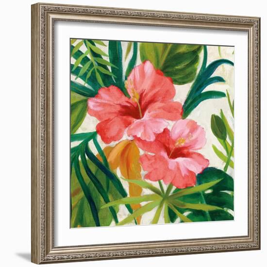 Tropical Jewels II v2 Pink Crop-Silvia Vassileva-Framed Art Print