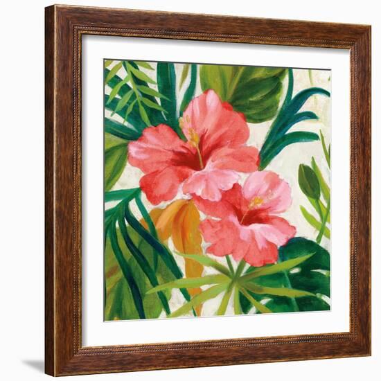 Tropical Jewels II v2 Pink Crop-Silvia Vassileva-Framed Art Print