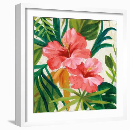 Tropical Jewels II v2 Pink Crop-Silvia Vassileva-Framed Art Print