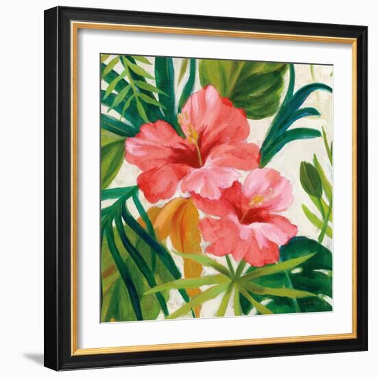 Tropical Jewels II v2 Pink Crop-Silvia Vassileva-Framed Art Print