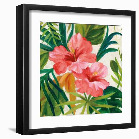 Tropical Jewels II v2 Pink Crop-Silvia Vassileva-Framed Art Print