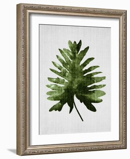 Tropical Leaf 2-LILA X LOLA-Framed Art Print