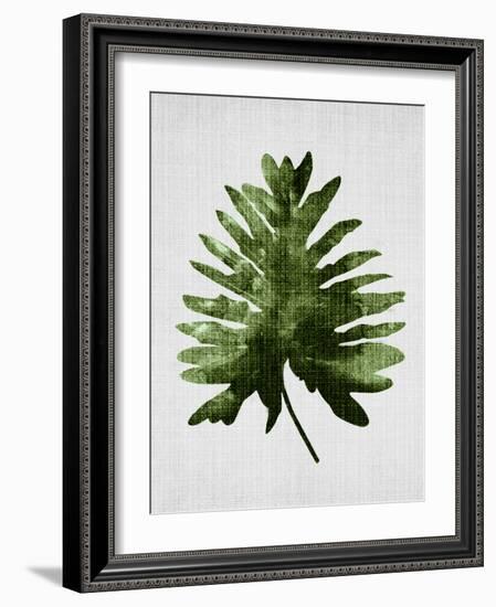 Tropical Leaf 2-LILA X LOLA-Framed Art Print