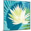 Tropical Leaf Silhouette 1-Bella Dos Santos-Mounted Art Print