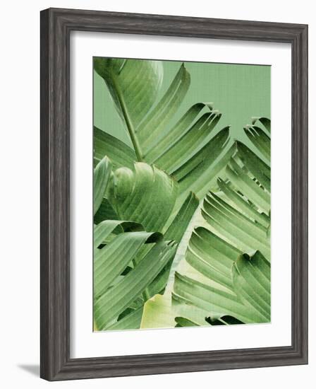 Tropical Leaves 2-LILA X LOLA-Framed Art Print