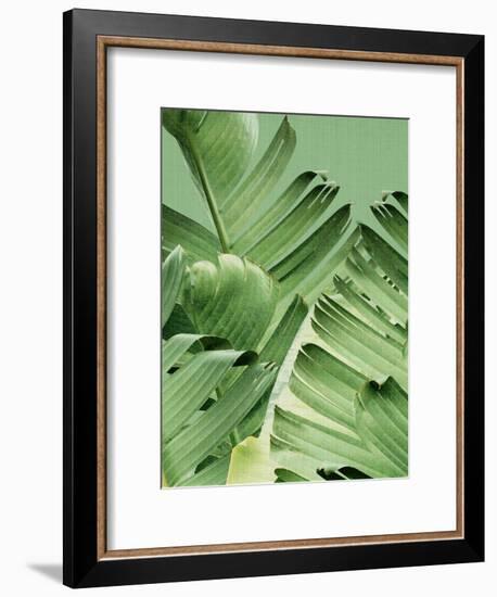 Tropical Leaves 2-LILA X LOLA-Framed Art Print