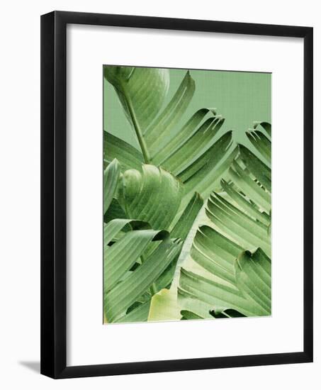 Tropical Leaves 2-LILA X LOLA-Framed Art Print