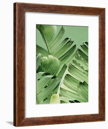 Tropical Leaves 2-LILA X LOLA-Framed Art Print