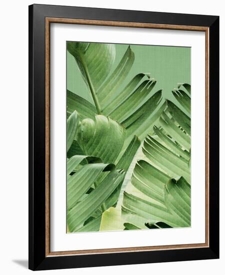 Tropical Leaves 2-LILA X LOLA-Framed Art Print