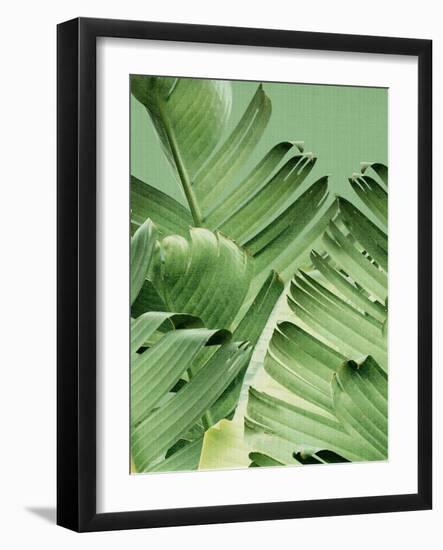 Tropical Leaves 2-LILA X LOLA-Framed Art Print