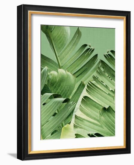 Tropical Leaves 2-LILA X LOLA-Framed Art Print