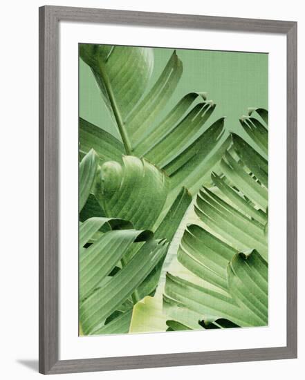 Tropical Leaves 2-LILA X LOLA-Framed Art Print