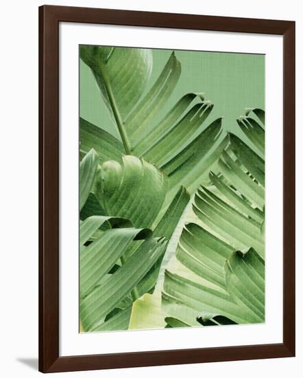 Tropical Leaves 2-LILA X LOLA-Framed Art Print