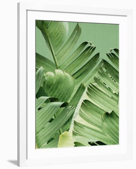 Tropical Leaves 2-LILA X LOLA-Framed Art Print