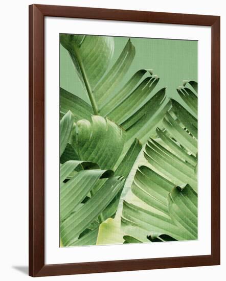 Tropical Leaves 2-LILA X LOLA-Framed Art Print