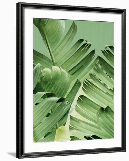 Tropical Leaves 2-LILA X LOLA-Framed Art Print