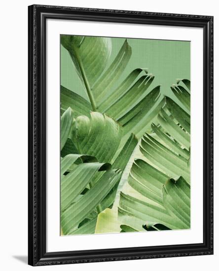 Tropical Leaves 2-LILA X LOLA-Framed Art Print