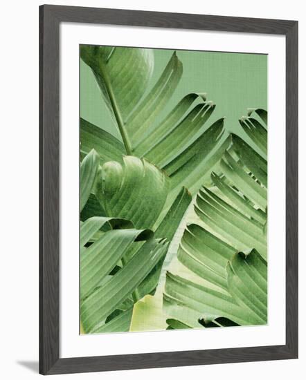 Tropical Leaves 2-LILA X LOLA-Framed Art Print