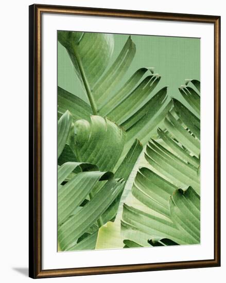 Tropical Leaves 2-LILA X LOLA-Framed Art Print