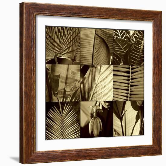 Tropical Leaves I-Caroline Kelly-Framed Photo