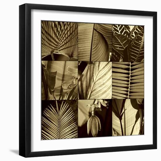 Tropical Leaves I-Caroline Kelly-Framed Photo