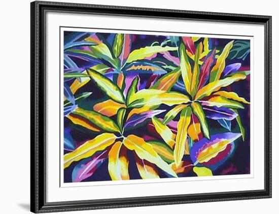 Tropical Leaves-Linda Bastian-Framed Limited Edition