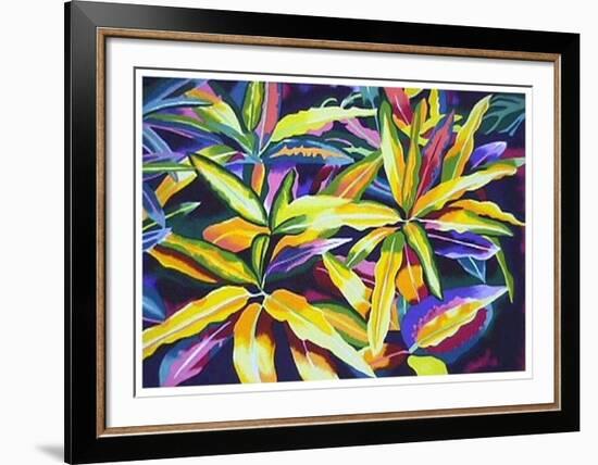 Tropical Leaves-Linda Bastian-Framed Limited Edition