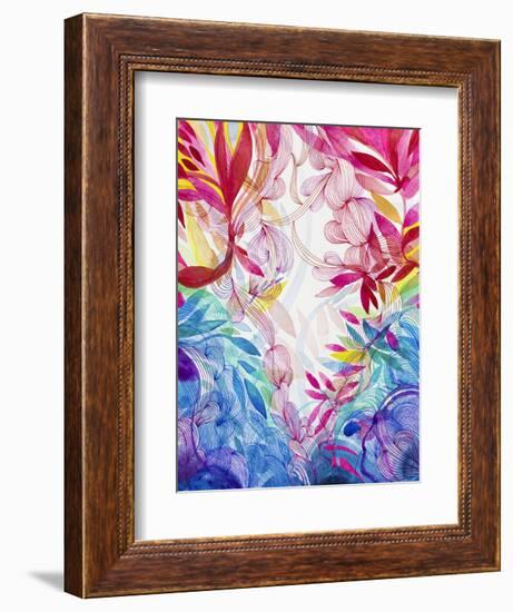 Tropical Love-Helen Wells-Framed Art Print