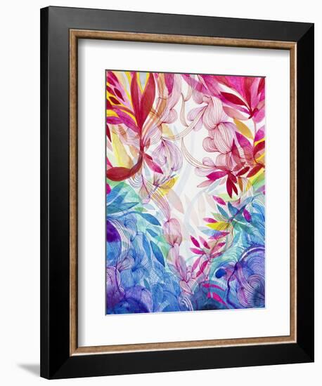 Tropical Love-Helen Wells-Framed Art Print