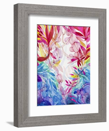 Tropical Love-Helen Wells-Framed Art Print