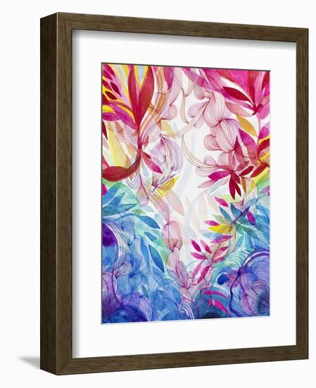 Tropical Love-Helen Wells-Framed Art Print