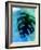 Tropical Monstera Leaf Watercolor-Jasmine Woods-Framed Art Print