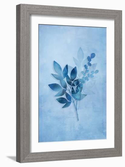 Tropical Night in Blue I-Andrea Haase-Framed Art Print