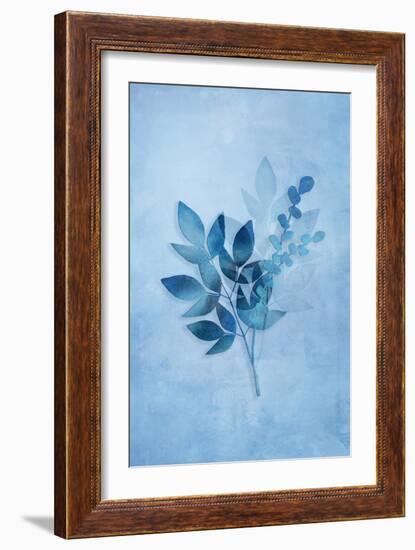 Tropical Night in Blue I-Andrea Haase-Framed Art Print