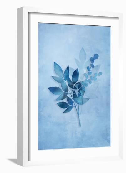 Tropical Night in Blue I-Andrea Haase-Framed Art Print